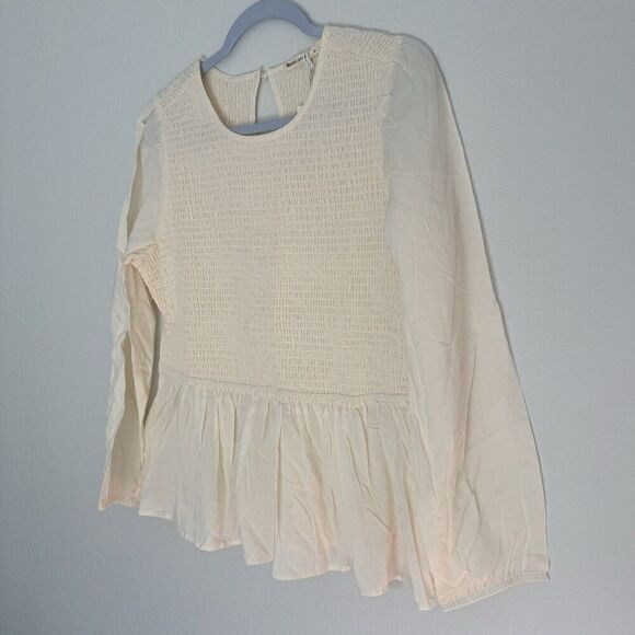 Marine Layer Gabrielle Smock Top Extra Large Blouse - Picture 3 of 8